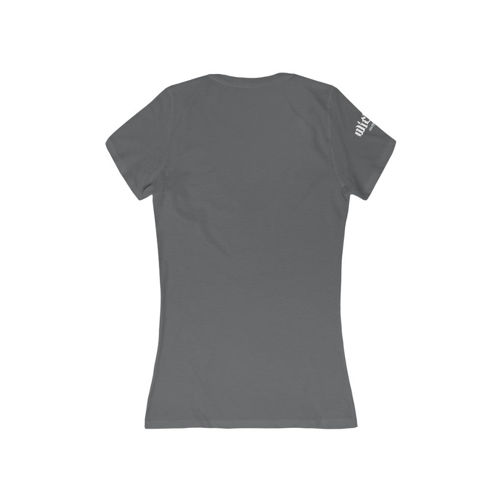 Rock and Roll /Women's  Short Sleeve Deep V-Neck Tee Shirt