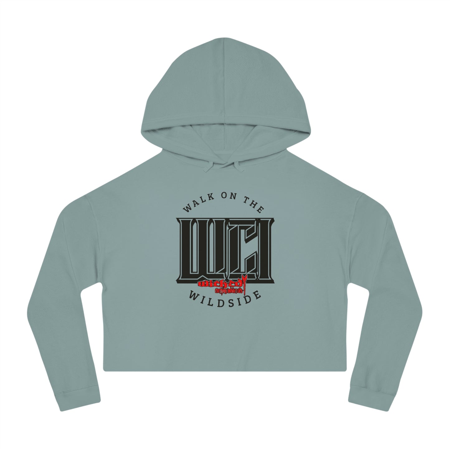Walk On The Wildside/ Cropped Hooded Sweatshirt
