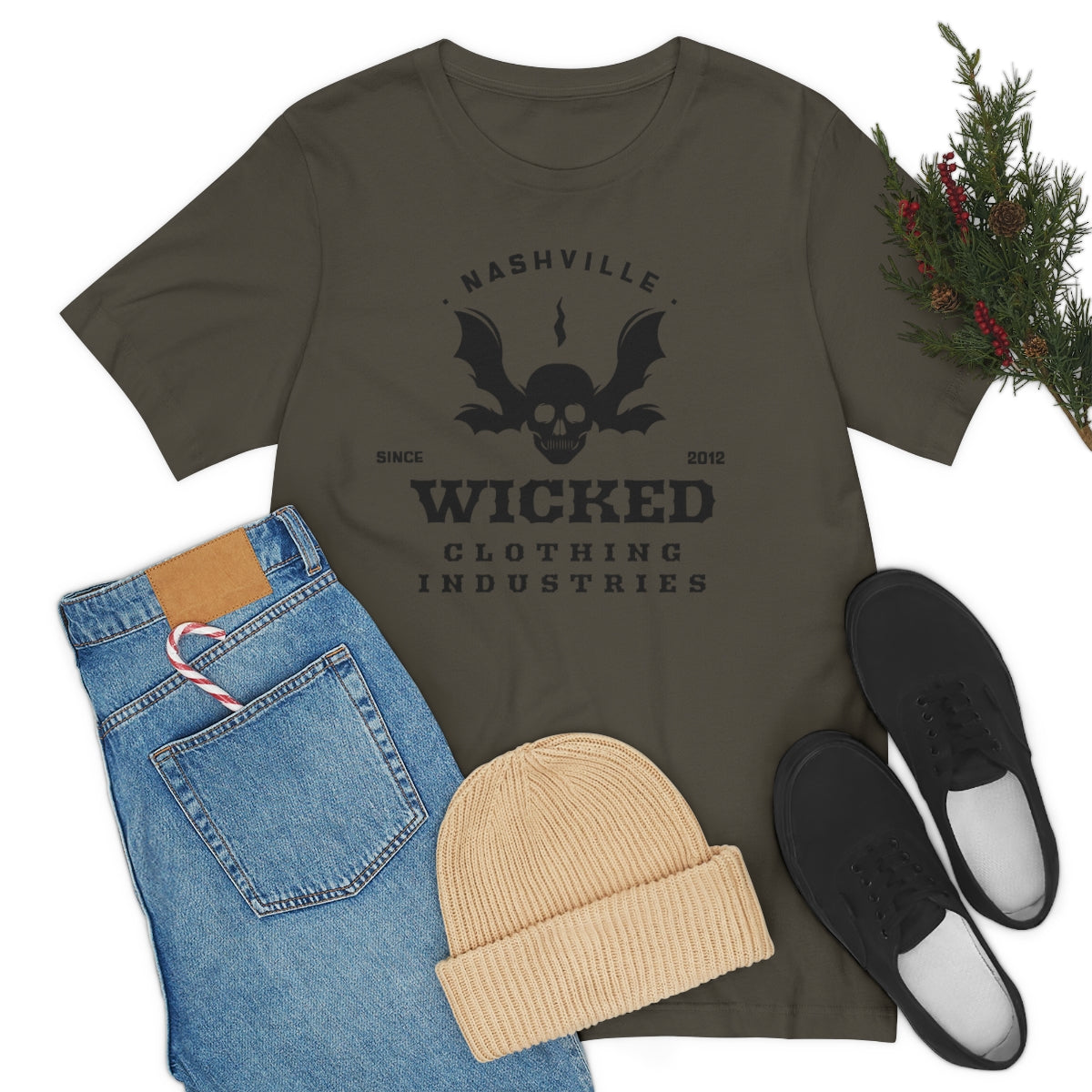 Wicked Bat Nashville Tee Shirt