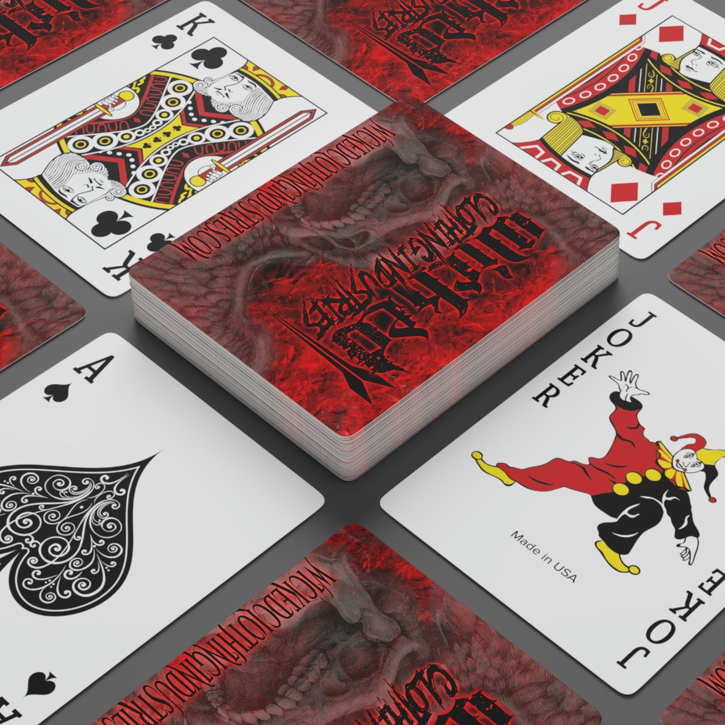 Wicked Clothing Industries/ Poker Cards