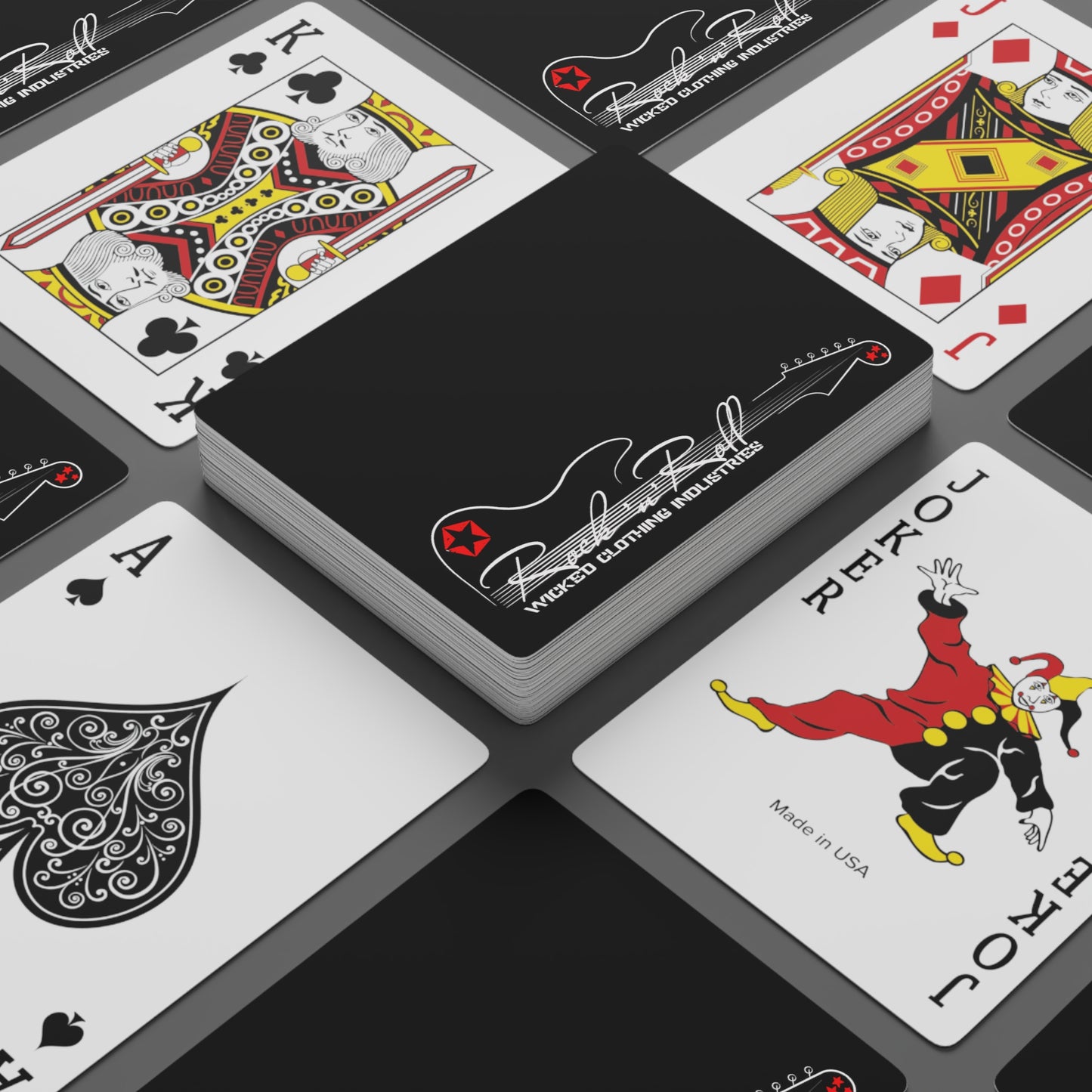 Rock N Roll/ Poker Cards