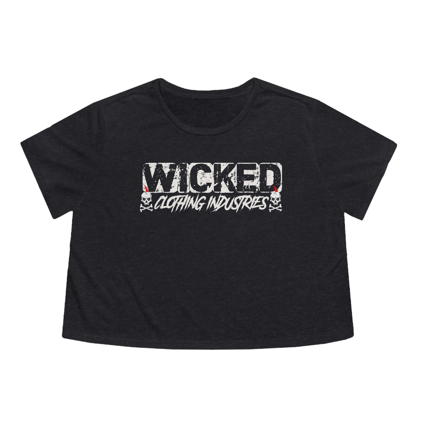 Wicked Punk Rock 2 / Flowy Cropped Tee