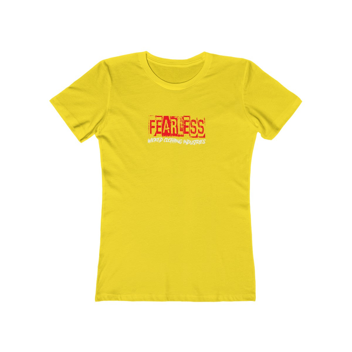Women's The Boyfriend Tee (FEARLESS RED)