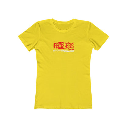 Women's The Boyfriend Tee (FEARLESS RED)