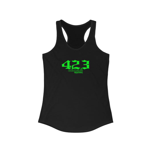 423/Neon Green Racerback Tank Top