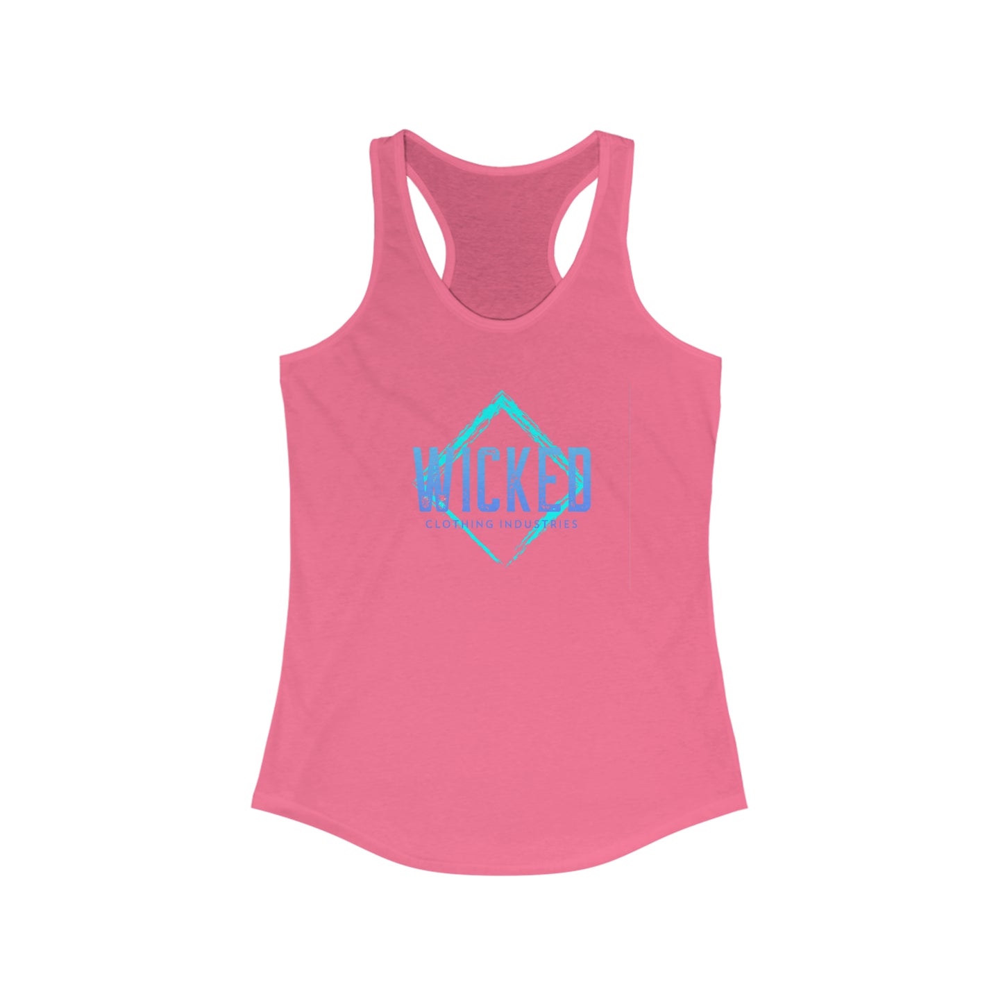 Faded Out Ocean/ Vintage Black /Racerback Tank Top