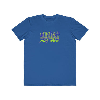 Play Hard/Neon Green, Purple/ Tee Shirt