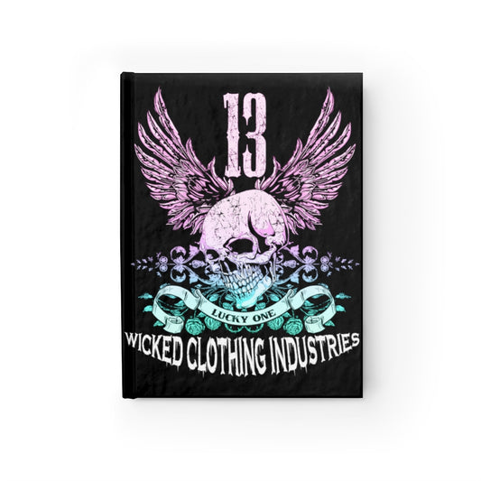 13 Lucky Day/ Teal Rose/ Black/Journal