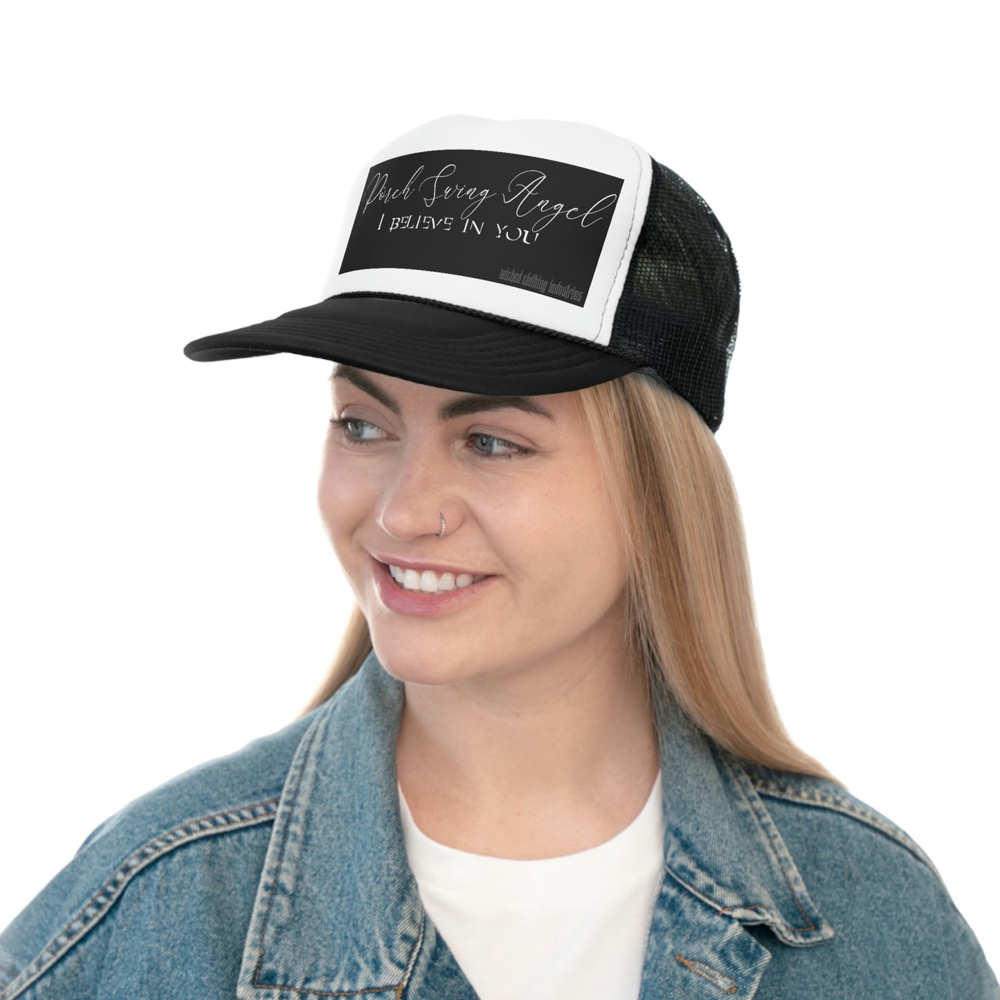 Porch Swing Angel E.L. Trucker Hat