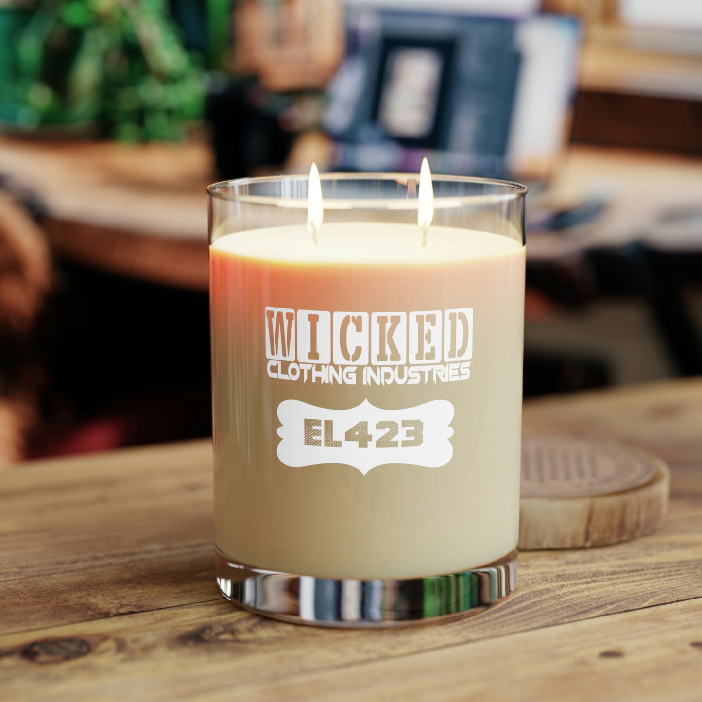 Wicked EL423 on Glass /Scented Candle, 11oz