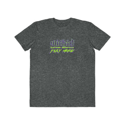 Play Hard/Neon Green, Purple/ Tee Shirt