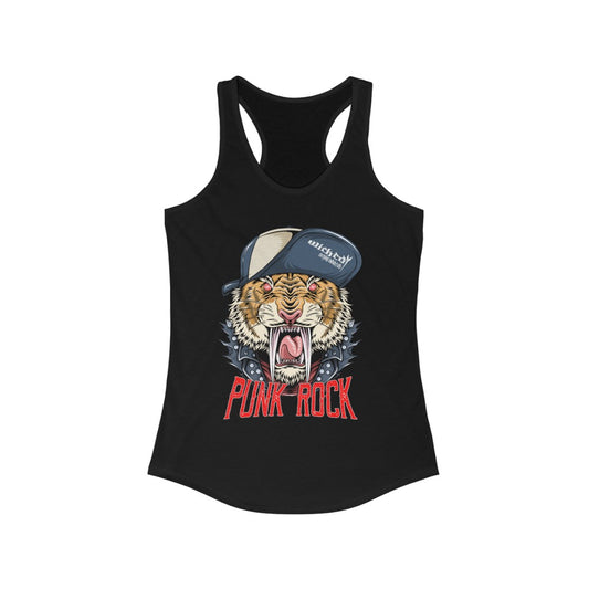 Punk Rock Tiger Racerback Tank