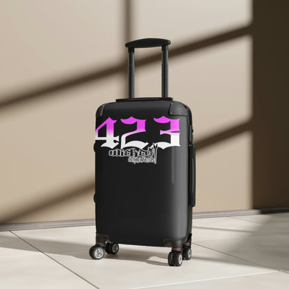 Wicked 423 Hot Pink /White Suitcases