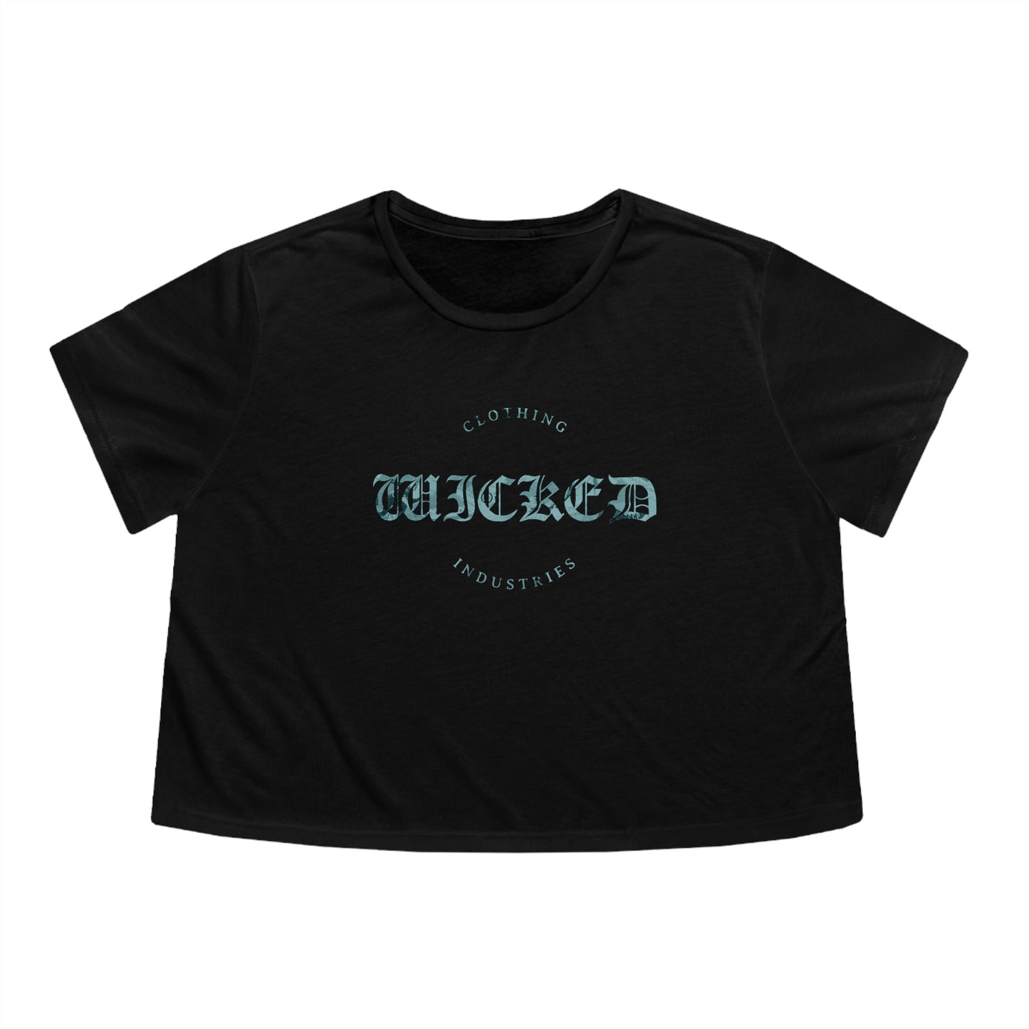 Crave WCI Teal / Flowy Cropped Tee