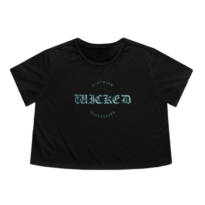 Crave WCI Teal / Flowy Cropped Tee