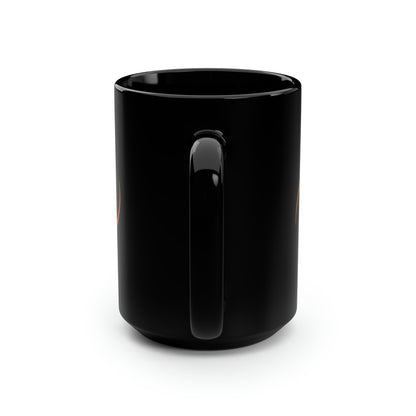 Hurricane Sunset/Black Mug, 15oz
