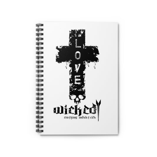 LOVE//Spiral Notebook - Ruled Line
