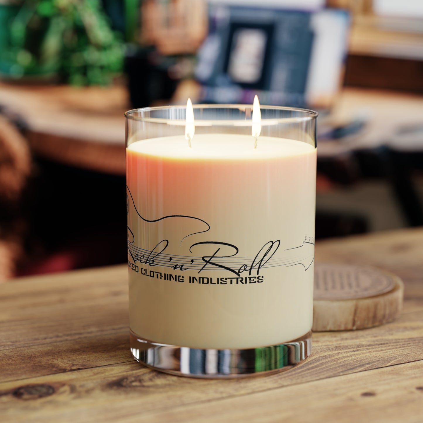 Rock N Roll on Glass /Scented Candle
