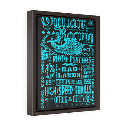 Outlaw Racing /Vertical FramedWrap Canvas