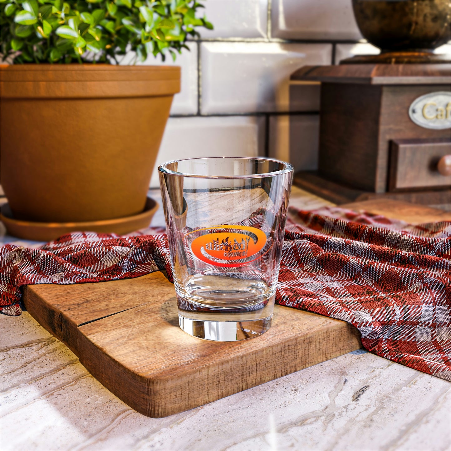 Hurricane Sunset /Shot Glass, 1.5oz