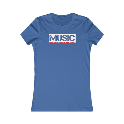 Music Passion Feeds The Soul Women's  Tee