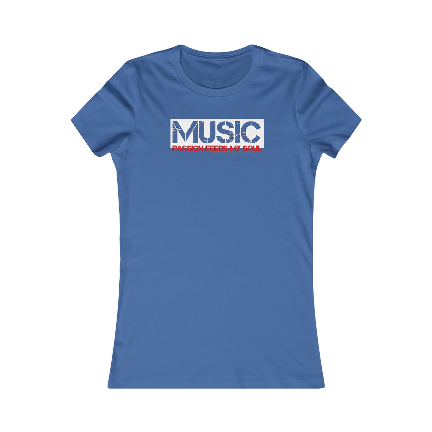 Music Passion Feeds The Soul Women's  Tee