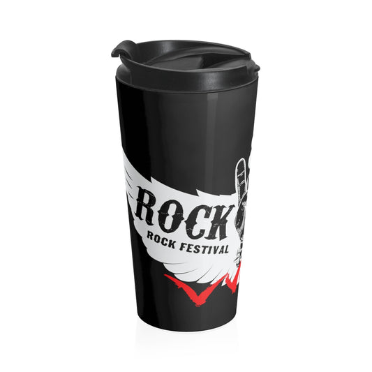 Rock & Roll/Stainless Steel Travel Mug
