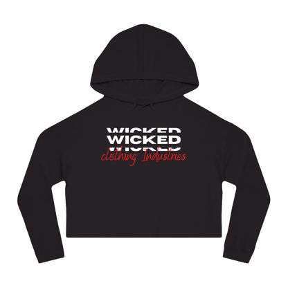 Wicked 3D / Women’s Cropped Hooded Sweatshirt