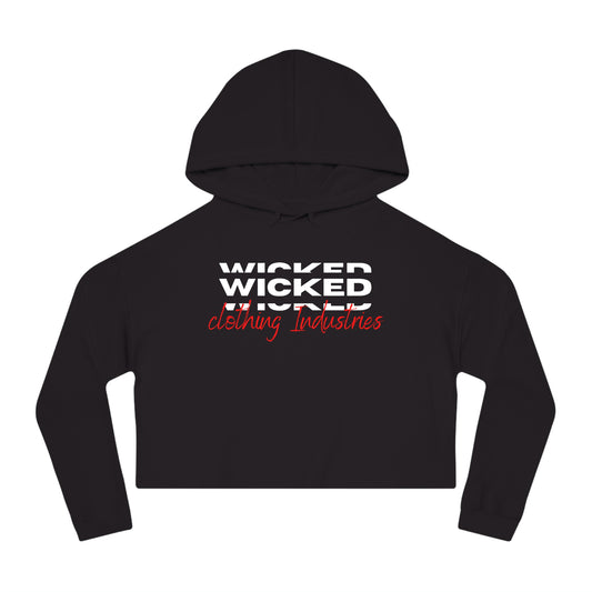 Wicked 3D / Women’s Cropped Hooded Sweatshirt