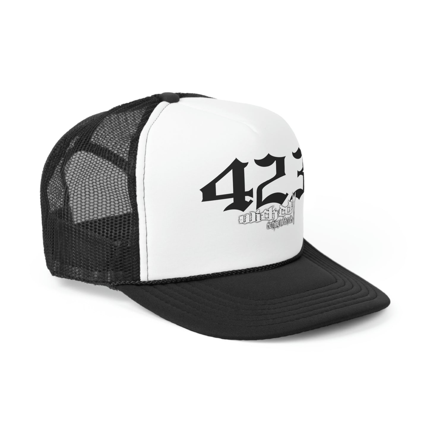 423 Black/ Trucker Caps