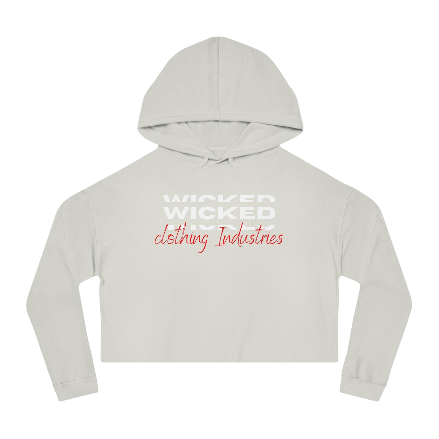 Wicked 3D / Women’s Cropped Hooded Sweatshirt