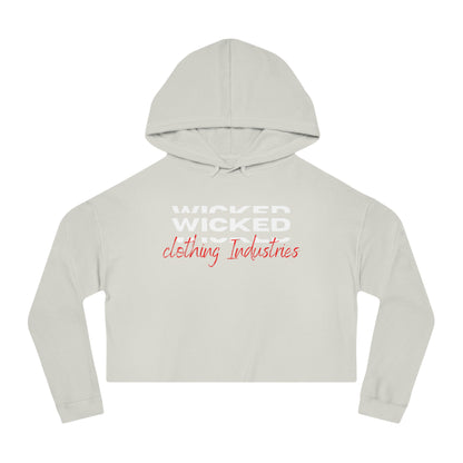 Wicked 3D / Women’s Cropped Hooded Sweatshirt