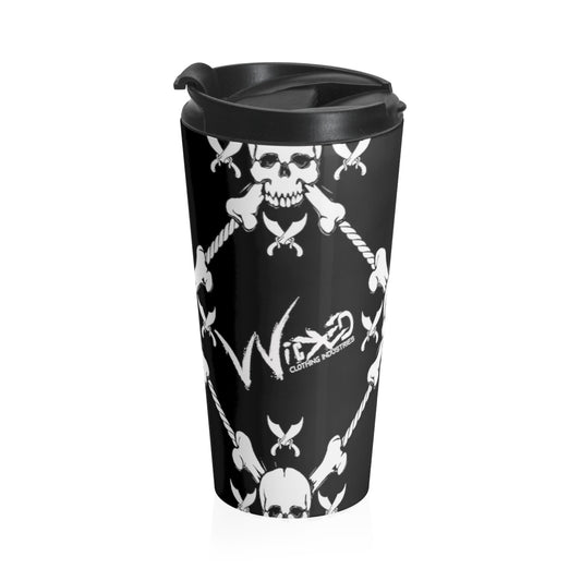 Stainless Steel Travel Mug Wicked Pirate