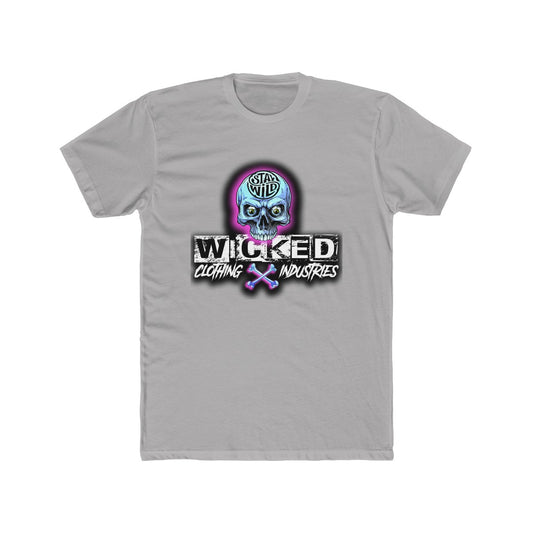 Stay Wild/ Black /Purple/Light Blue /Men's  Crew Tee