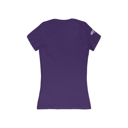 Rock and Roll /Women's  Short Sleeve Deep V-Neck Tee Shirt