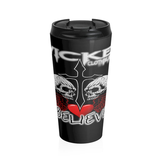 Stainless Steel Travel Mug BELIEVE