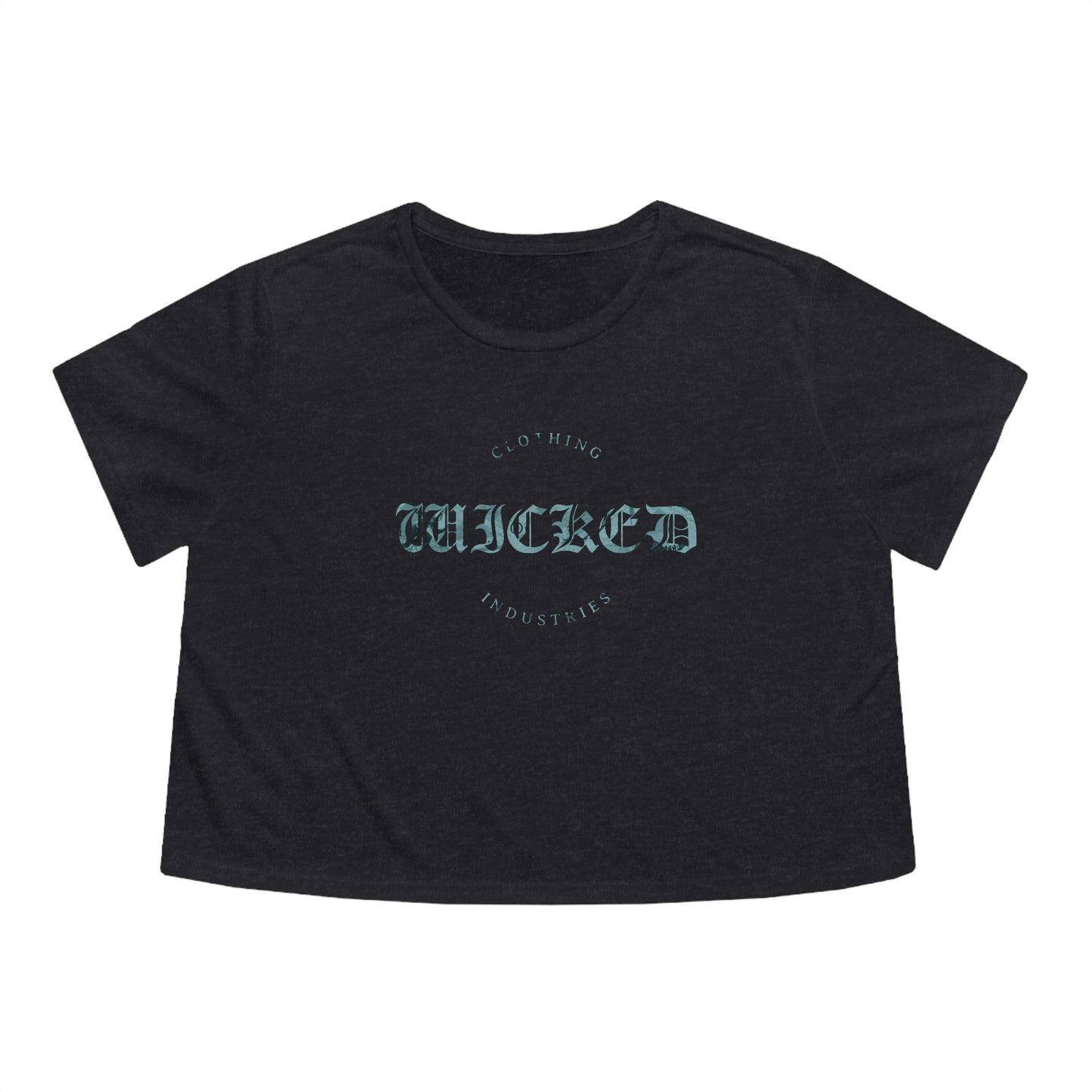Crave WCI Teal / Flowy Cropped Tee