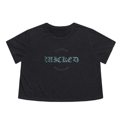Crave WCI Teal / Flowy Cropped Tee