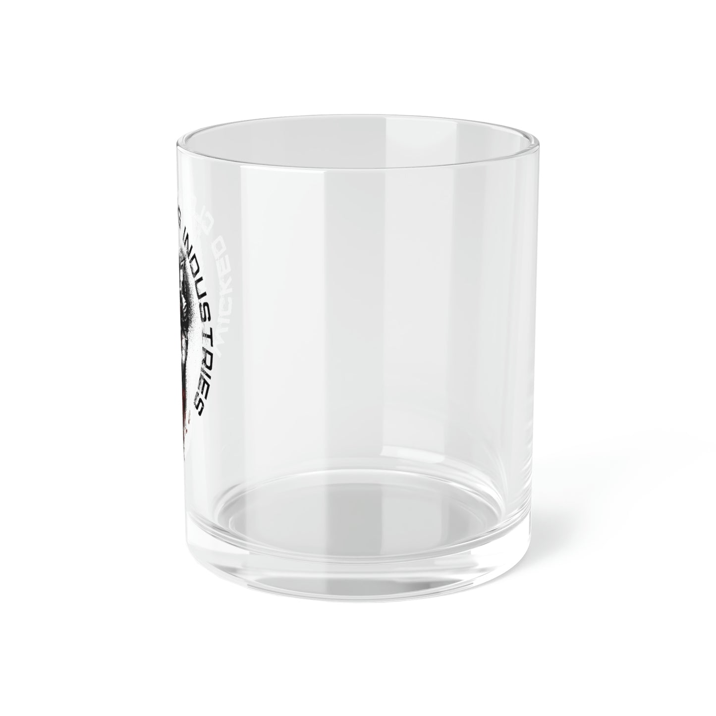 Blood Moon Rising Bar Glass