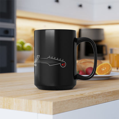 Rock N Roll /Black Mug, 15oz