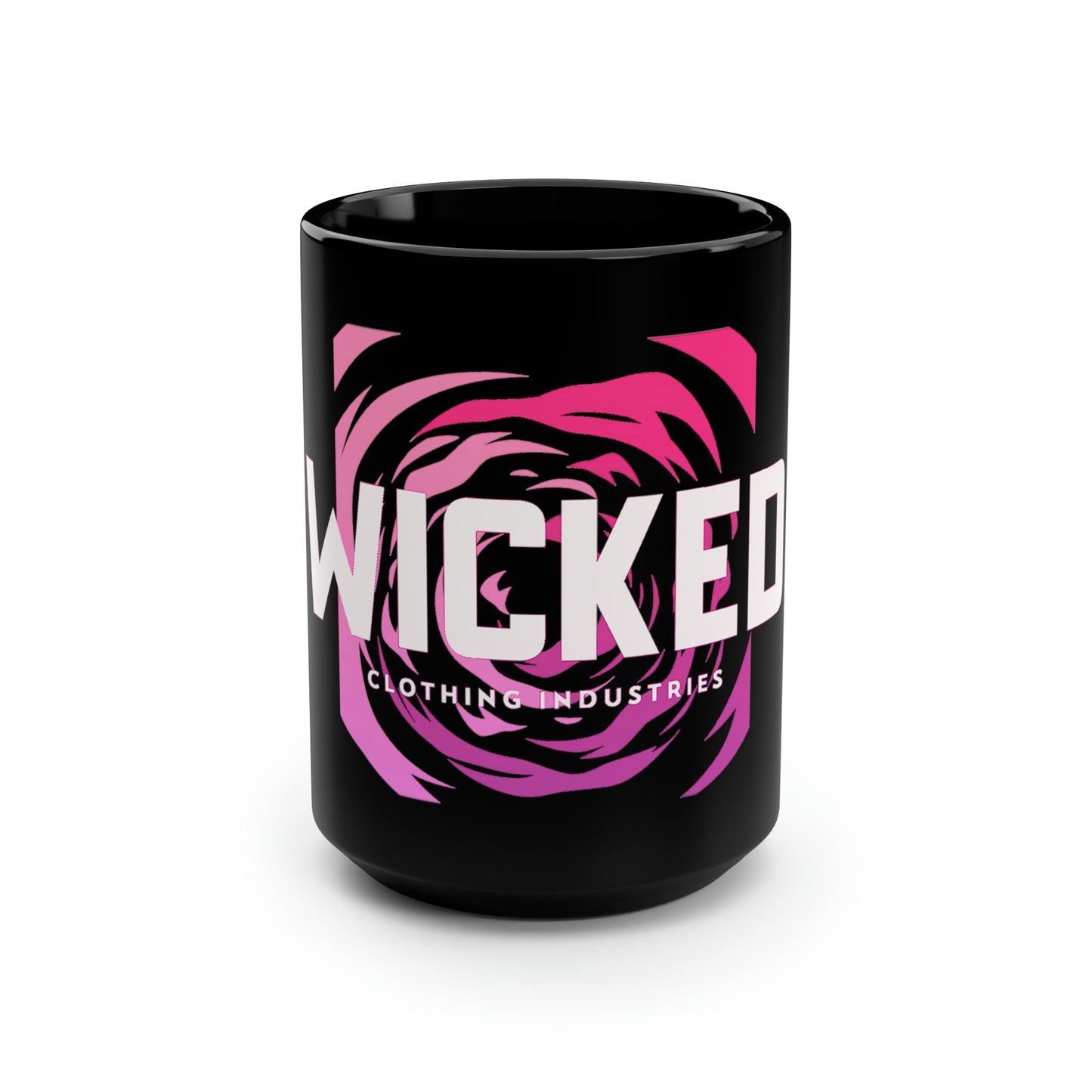 Seaside Serenity /Black Mug, 15oz