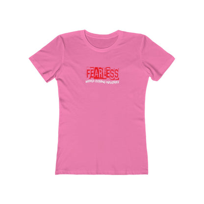 Women's The Boyfriend Tee (FEARLESS RED)