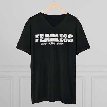 Fearless III/ White/ V-Neck Tee
