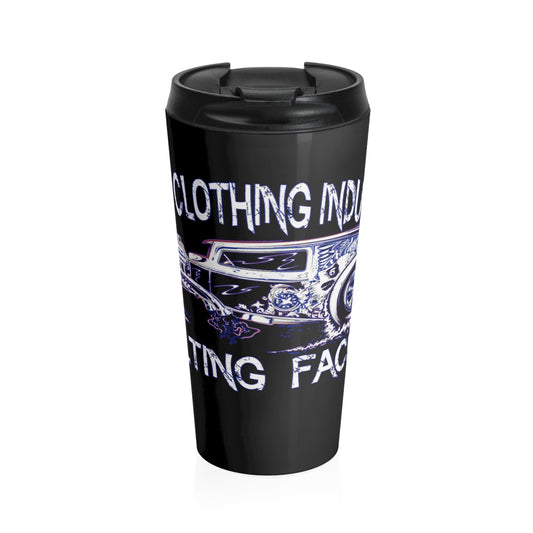 Melting Faces/Stainless Steel Travel Mug