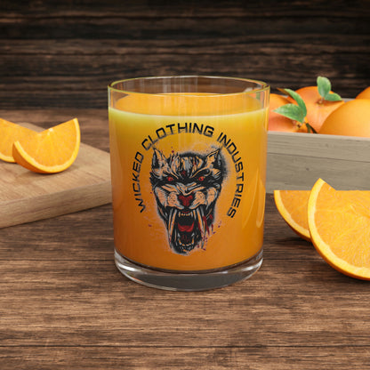 Blood Moon Rising Bar Glass