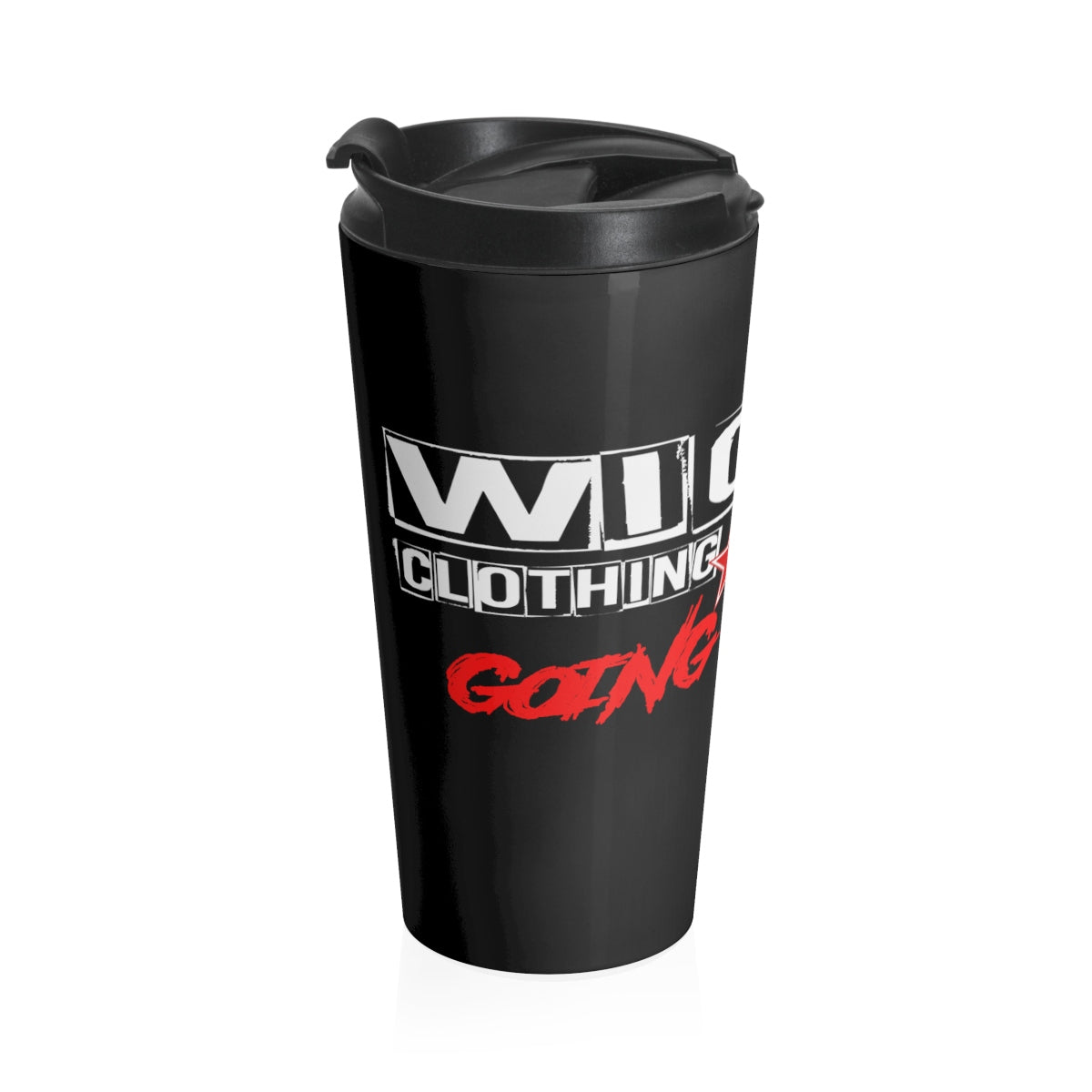 Stainless Steel Travel Mug GOING CRAZY
