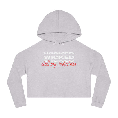 Wicked 3D / Women’s Cropped Hooded Sweatshirt