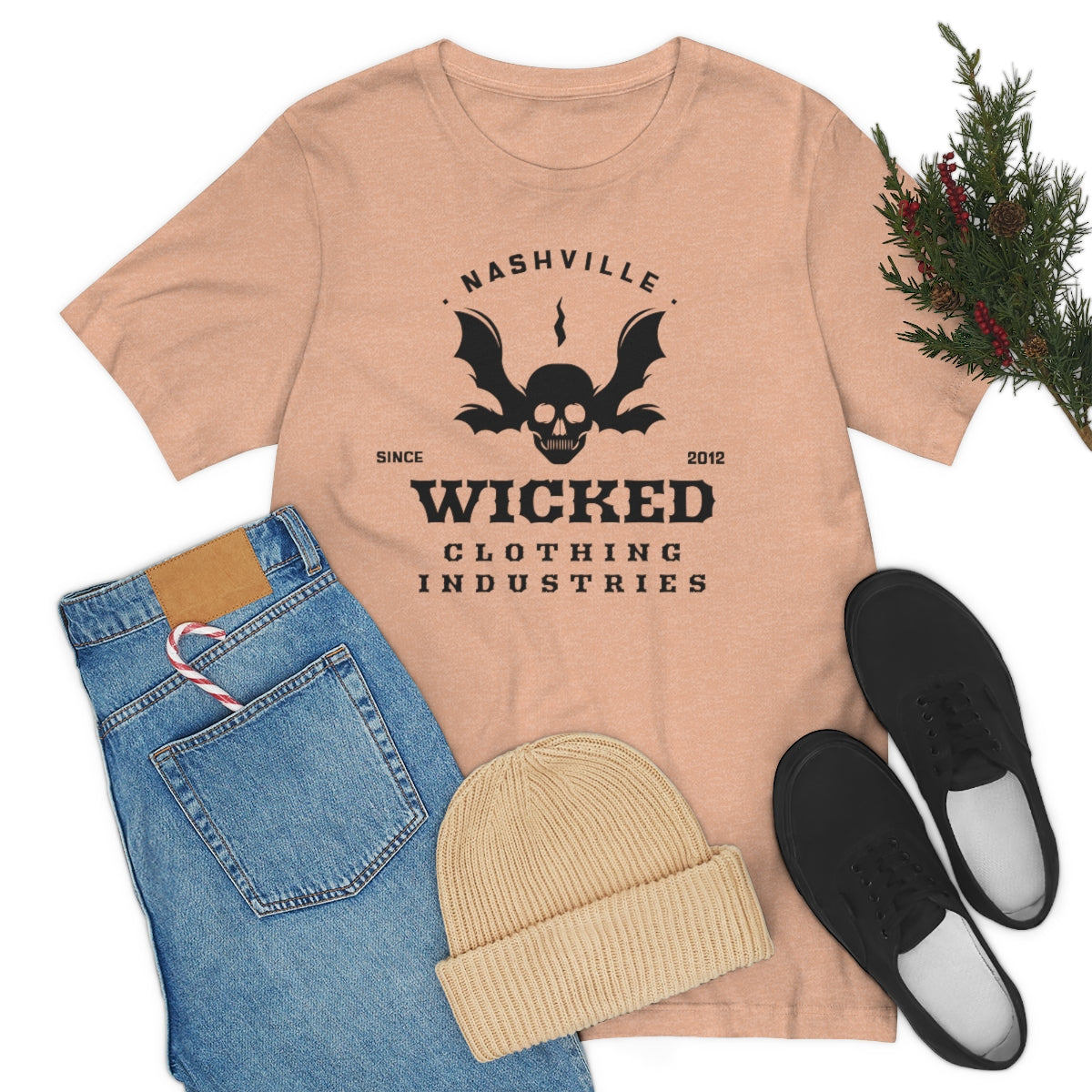Wicked Bat Nashville Tee Shirt
