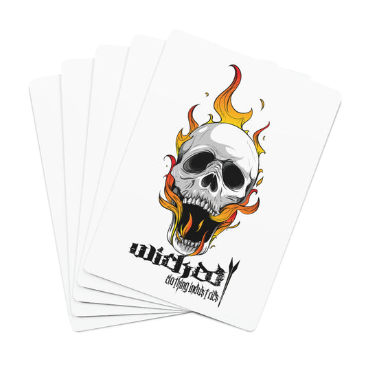 Wicked Skull Poker Cards