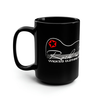 Rock N Roll /Black Mug, 15oz